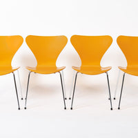 Danish Modern Dining Chairs Series 7 by Arne Jacobsen for Fritz Hansen