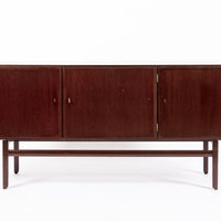 Mid Century Danish Wood Sideboard Cabinet or Credenza by Ole Wanscher