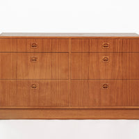 Danish Mid-Century Modern Teak 6-Drawer Dresser or Chest, 1960s