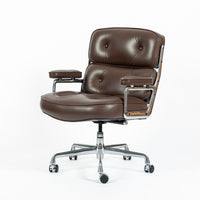 Eames Herman Miller Time Life Brown Leather Office Chair 2017
