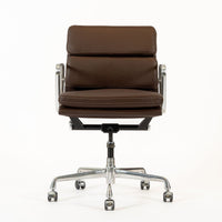 Dark Brown Leather Office Chair by Eames for Herman Miller