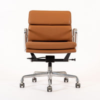 Eames for Herman Miller Brown Leather Office Chair 2000s