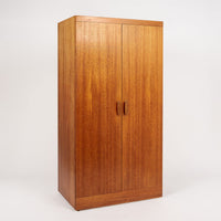 Mid Century Teak Wood Armoire Wardrobe Cabinet by G-Plan