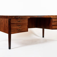 Exceptional Mid Century Danish Large Rosewood Executive Desk