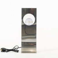 Mid Century Modern Silver Table Lamp by Francois Monnet