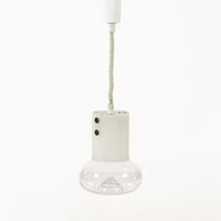 Mid Century Swedish Modern Glass Pendant Lamp by Orrefors