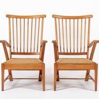 Vintage Mid Century Dutch Wooden Lounge Chairs by Vero Stoel