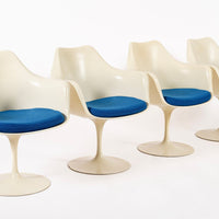 Original Fiberglass Tulip Arm Chairs by Eero Saarinen for Knoll 1970s