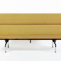 Mid Century Eames Herman Miller Sofa Compact, Alexander Girard Maharam Fabric, 2 Available