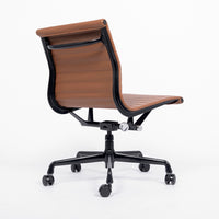 Mid Century Brown Leather Office Chair by Eames for Herman Miller