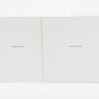 Agnes Martin Limited Edition Lithograph Print Set of 10, Minimalist Abstract Wall Art, 1990s
