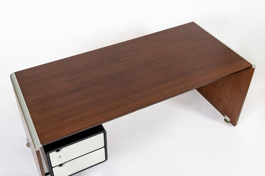 Rare Mid Century French Modern AR180 Desk by Alain Richard 1970s