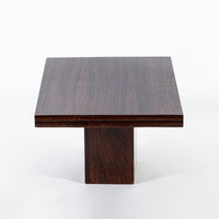 Antique French Art Deco Folding Wood Coffee Table by Francisque Chaleyssin (Attr) 1930s