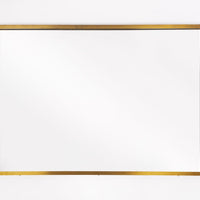 Vintage Gold Solid Brass Large Hanging Wall Mirror