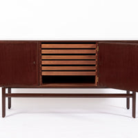 Mid Century Danish Wood Sideboard Cabinet or Credenza by Ole Wanscher