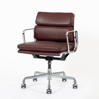 Eames for Herman Miller Red Leather Office Chair 2000s