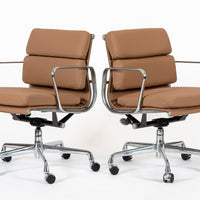 Eames for Herman Miller Aluminum Group Office Chairs in Schumacher VEGAN Leather