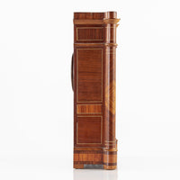 Antique French Wooden Chiming Mantel Clock, circa 1900