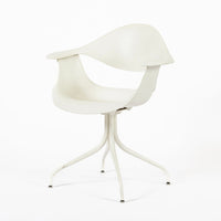 Mid Century White Swag Chair by George Nelson for Herman Miller
