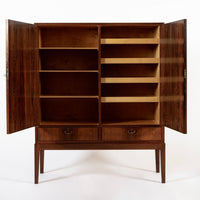 Large Mid Century Danish Modern Rosewood Cabinet 1960s