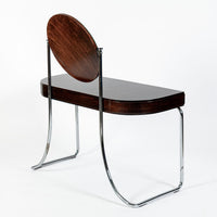 Rare Fritz Hansen Model S214 Tubular Steel Dressing Table Attributed to Mart Stam Denmark 1930s