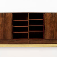 Mid Century Danish Rosewood Sideboard or Credenza Cabinet