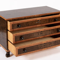 Vintage Mid Century Swedish Three Drawer Dresser