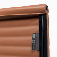Mid Century Brown Leather Office Chair by Eames for Herman Miller