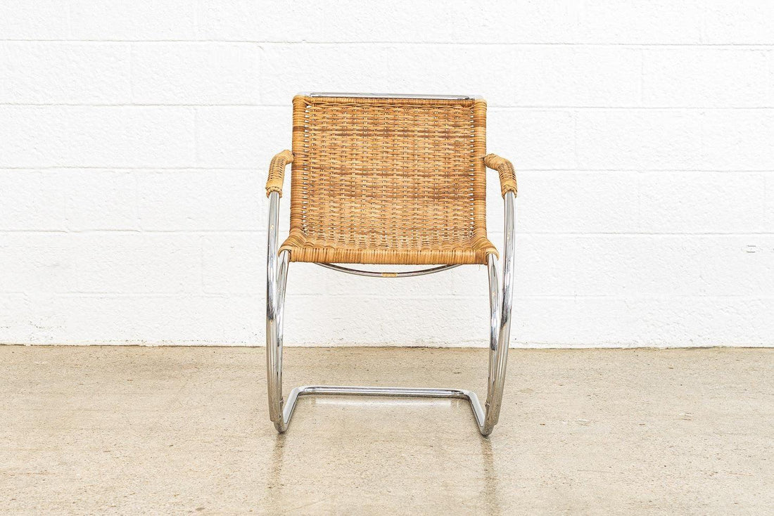Mid Century Bauhaus MR 20 Arm Chair by Mies van der Rohe for Stendig 1970s