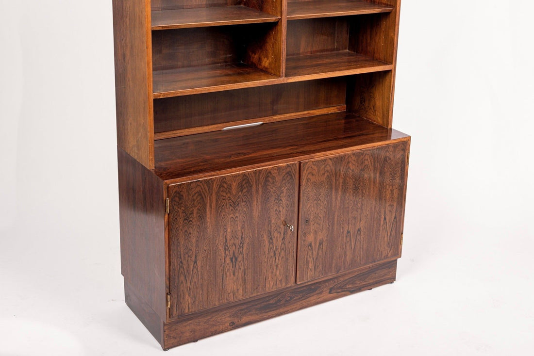 Mid Century Danish Rosewood Bookcase by Carlo Jensen for Hundevad, 1960s
