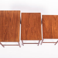 Mid Century Danish Teak Nesting Tables by Hans J. Wegner, 1960s