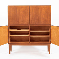 Mid-Century Scandinavian Teak Wood Storage Cabinet in the Style of Afdal