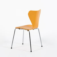 Yellow Danish Modern Dining Chair Series 7 by Arne Jacobsen for Fritz Hansen