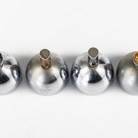 Antique Art Deco Dinner Table Bells by Ruth Gerth for Chase, Set of 4