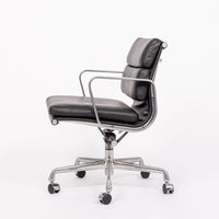 Eames Herman Miller Black Leather Desk Chair Soft Pad 2001