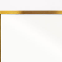 Vintage Gold Solid Brass Large Hanging Wall Mirror