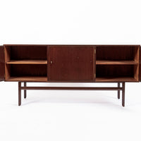 Mid Century Danish Wood Sideboard Cabinet or Credenza by Ole Wanscher