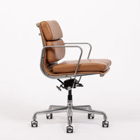 Eames Herman Miller Brown Leather Desk Chair Soft Pad 2000s