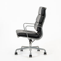 Authentic Eames Herman Miller Tall Black Leather Office Chair 2001