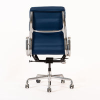 Herman Miller Eames Tall Navy Blue Fabric Desk Chair Soft Pad
