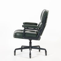 Green Leather Time Life Office Chair by Eames for Herman Miller 1996