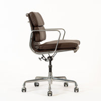 Dark Brown Leather Office Chair by Eames for Herman Miller