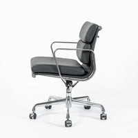 Eames for Herman Miller Gray Leather Office Chair 2000s