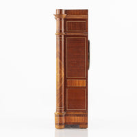 Antique French Wooden Chiming Mantel Clock, circa 1900