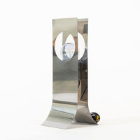 Mid Century Modern Silver Table Lamp by Francois Monnet