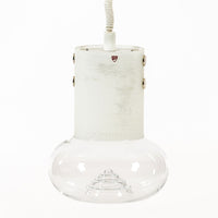 Mid Century Swedish Modern Glass Pendant Lamp by Orrefors