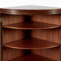 Mid Century Danish Modern Rosewood Corner Cabinet 1960s