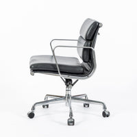 Eames for Herman Miller Soft Pad Black Leather Desk Chair 2000s