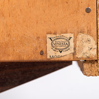 Mid Century Finnish Teak Secretary Desk by Venesta