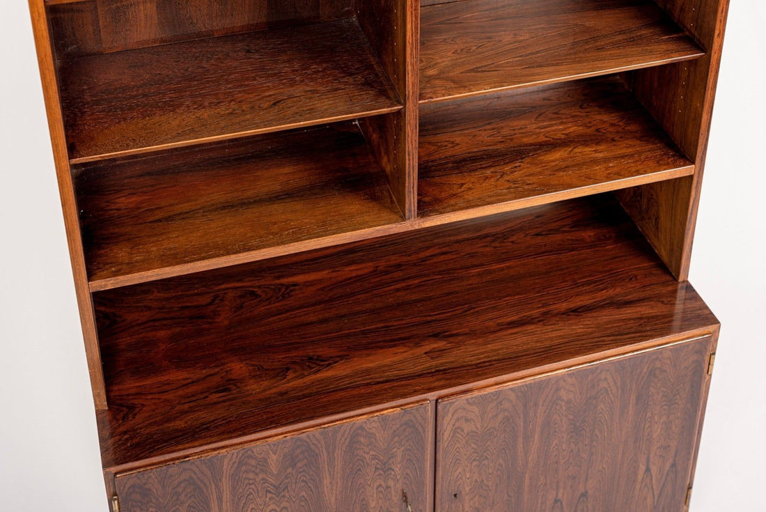 Mid Century Danish Rosewood Bookcase by Carlo Jensen for Hundevad, 1960s